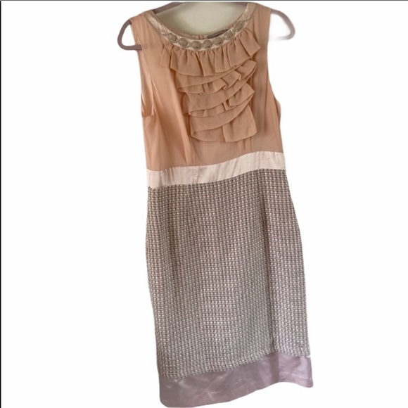 - Demoiselle Silk/Wool Blend Dress SZ L - Picture 1 of 7